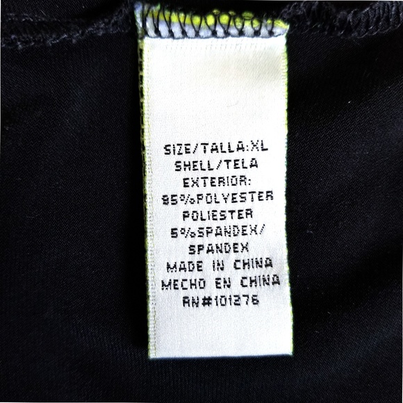 ECI black front keyhole halter tunic size L - Picture 3 of 4